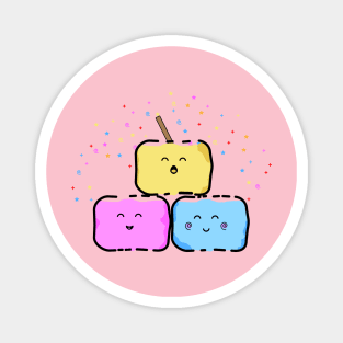 marshmallow cute Magnet